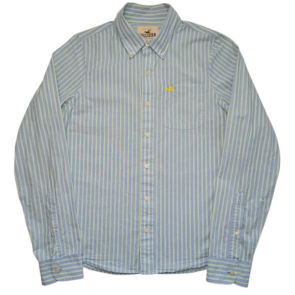 Hollister Other - Hollister Mens Long Sleeve Striped Button Down Oxford Shirt Large Y2K Coastal
